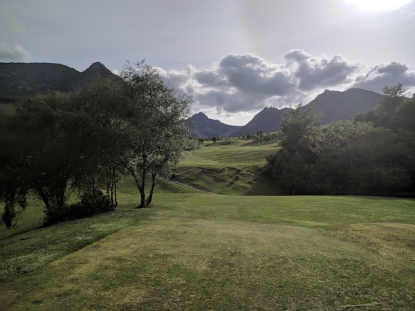 corrie golf clourse third hole