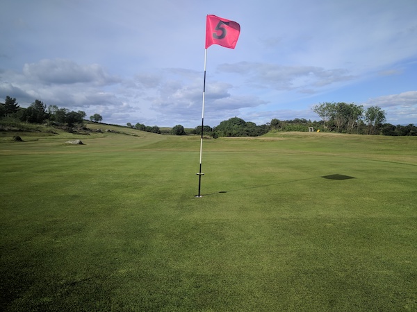 corrie golf clourse fifth hole