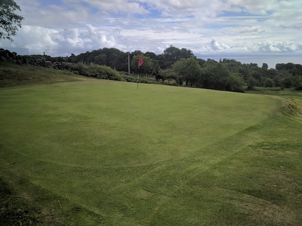 corrie golf clourse sixth hole